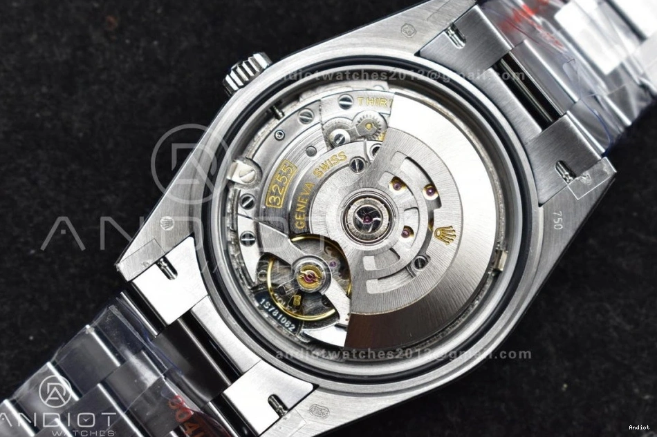 Roman Blue On 904L V4 Dial Tungsten Markers GMF 40 DayDate Steel Bracelet President A3255 Weighted 0212